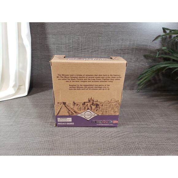 TRUE GENIUS MAYAN CALENDAR WOOD BRAINTEASER PUZZLE - Picture 3 of 5